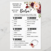 What's in your Whopshair Englishゲースペインのム (裏面)