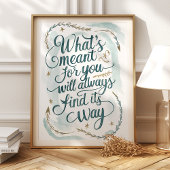 What'S Means For You：デスティニーアートプリント ポスター