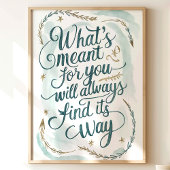 What'S Means For You：デスティニーアートプリント ポスター