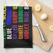 What's My Color キッチンタオル (四つ折り)