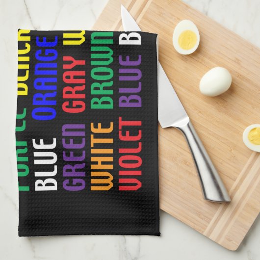 What's My Color キッチンタオル (四つ折り)