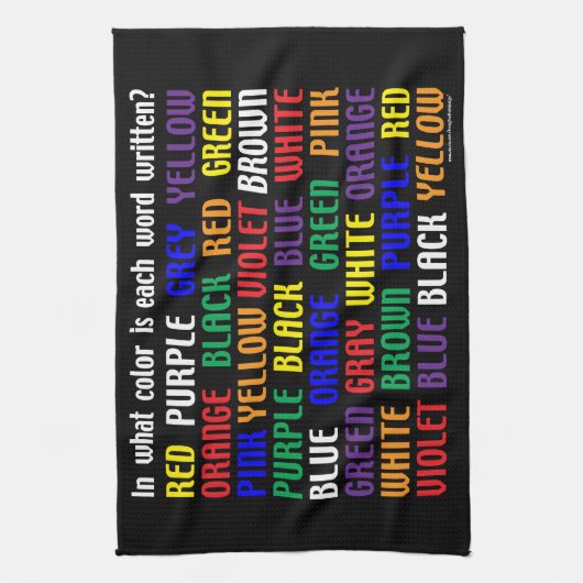What's My Color キッチンタオル (縦)