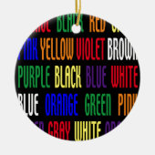 What's My Color セラミックオーナメント (正面)