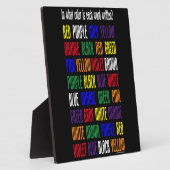 What's My Color フォトプラーク (側面)