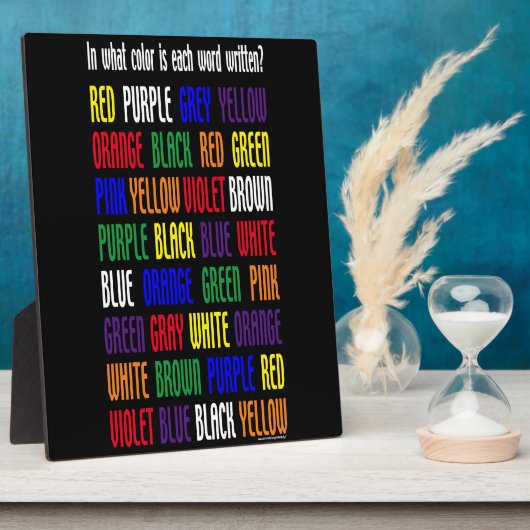 What's My Color フォトプラーク (側面)