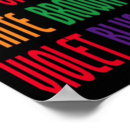 What's My Color ポスター (角)