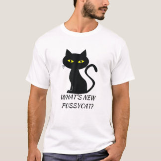 What's New Pussycat? Spooky Black Cat Halloween Tシャツ