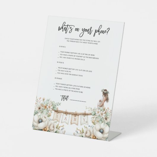 Whats on your phone? Game 台座サイン (正面)