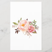 What's on your Phone Pink Baby Shower Game Card チラシ (裏面)