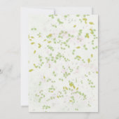 What's On Your Phone Wildflowerブライダルシャワーカード 招待状 (裏面)