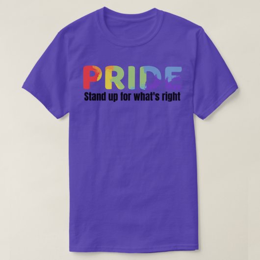 Whats Rightプライド Tシャツ (デザイン正面)