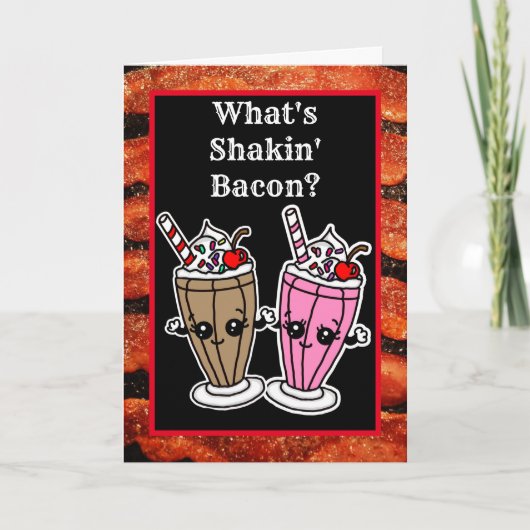 What's Shakin, Bacon Milkshake Friendship カード (正面)