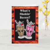 What's Shakin, Bacon Milkshake Friendship カード (黄色い花)