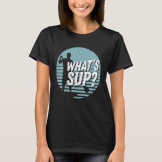 Whats Supパドルカッコいいリングスタンドアップパドル Tシャツ