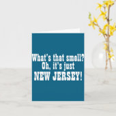 Whats That Smell Oh Its Just New Jersey _1 カード (黄色い花)