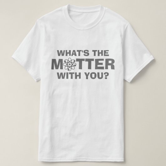 What's the Matter Tシャツ (デザイン正面)