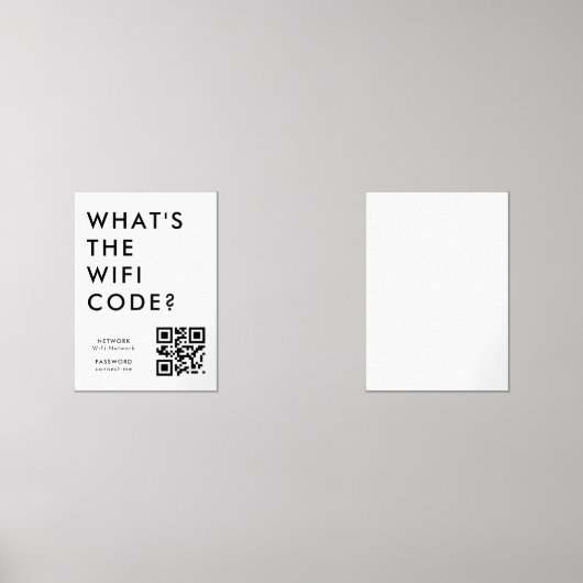 What's the WiFi Code? | QR Code Scan to Connect  (正面)