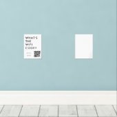 What's the WiFi Code? | QR Code Scan to Connect  (ウッドフロア)