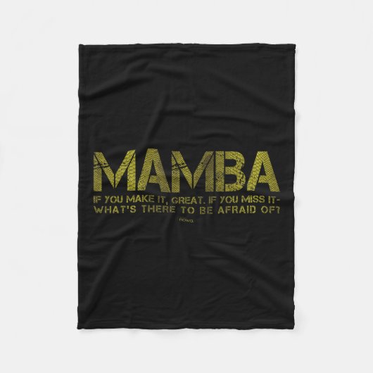 What's There To Be Afraid Of_ Basketball Court Mot フリースブランケット (正面)