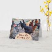 What's Upユーモアおもしろいカード カード (黄色い花)