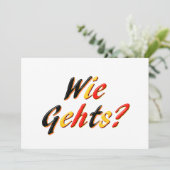 What's Up招待状 招待状 (スタンド正面)