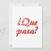 What's Up招待状 招待状 (正面)