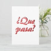 What's Up招待状 招待状 (スタンド正面)