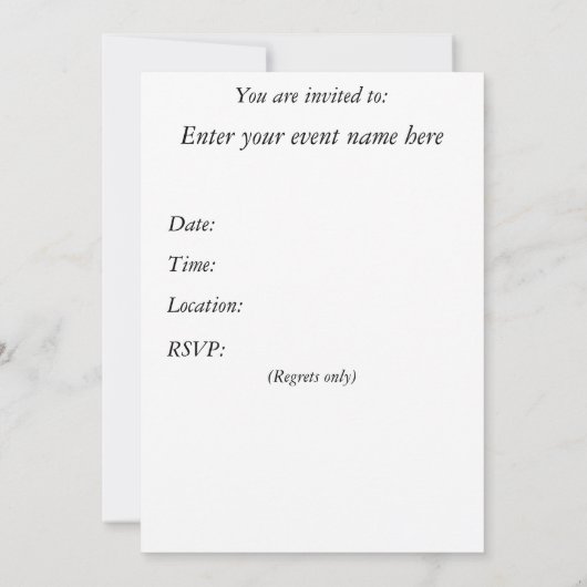 What's Up招待状 招待状 (裏面)