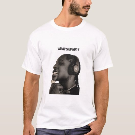 What's Up Bro? クールなグラフィックTシャツ Tシャツ (正面)