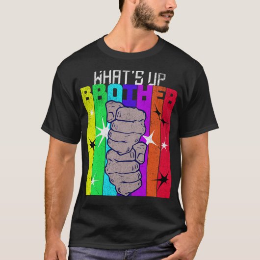 What'S Up Brother ストリーマー Tシャツ (正面)