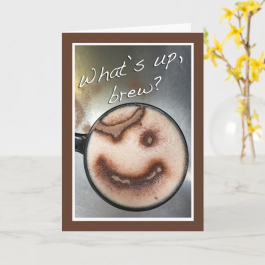 What's Up Hello for Friend Get Rosted カード (黄色い花)