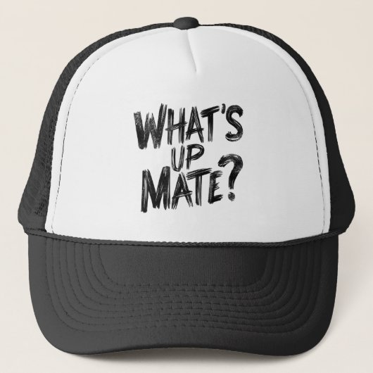 What's Up Mate Hat キャップ (正面)