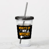 What's Up My Witches |ハロウィーン アクリルタンブラー (裏面)