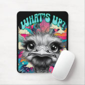 "Whats Up Ostrich" Gaming Mouse Pad マウスパッド (マウス)