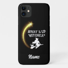 What's Up Witches Sparkle Halloween Phone Case iPhone 11 ケース