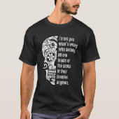 What's Wrong With Society Sarcastic  Skull With Sa Tシャツ (正面)