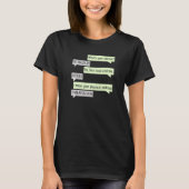 What's Your Address 151 194 25 I'm A Programmer Co Tシャツ (正面)