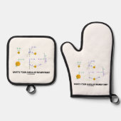 What's Your Angular Momentum? Physics Diagrams 鍋つかみ&鍋敷きセット (正面)