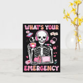 What's Your Emergency Valentines Day 911 Dispatche カード (黄色い花)