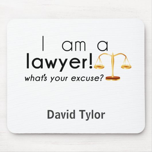 what's your excuse? マウスパッド (正面)