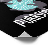 Whats Your Pursonality Cat Kitten Purring ポスター (角)