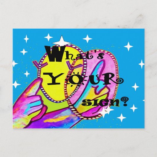 What's Your Sign ポストカード (正面)