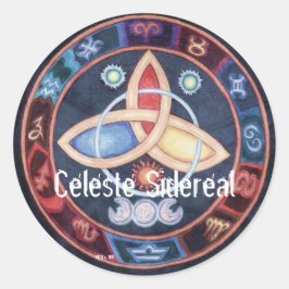 What's Your Sign、〔占星術の〕十二宮図蔵書票 ラウンドシール