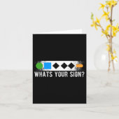 Whats Your Sign Sliding Sportスノーボード カード (黄色い花)