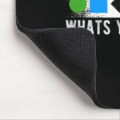 Whats Your Sign Sliding Sportスノーボード マウスパッド (コーナー)