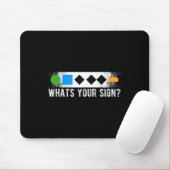 Whats Your Sign Sliding Sportスノーボード マウスパッド (マウス)