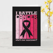 What's Your Superpower Breast Cancer Awareness カード (黄色い花)