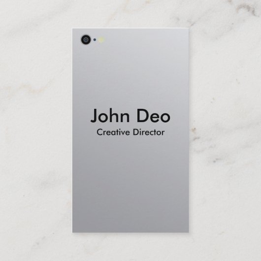 Whatsappは|のiPhoneをインスパイア 名刺 (裏面)