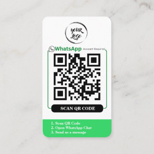 WhatsApp QRコード名刺 名刺