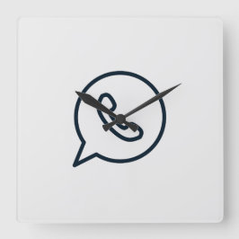 whatsapp-whats-whatsappアイコン スクエア壁時計